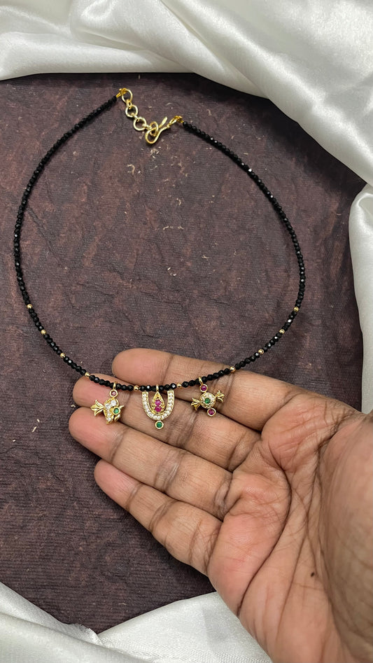 Traditional balaji pendent mangalsutra