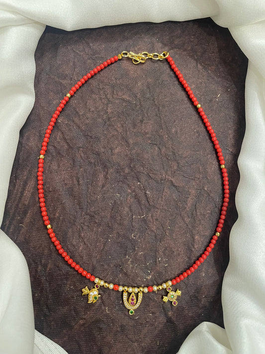 Coral Govinda Namam chain