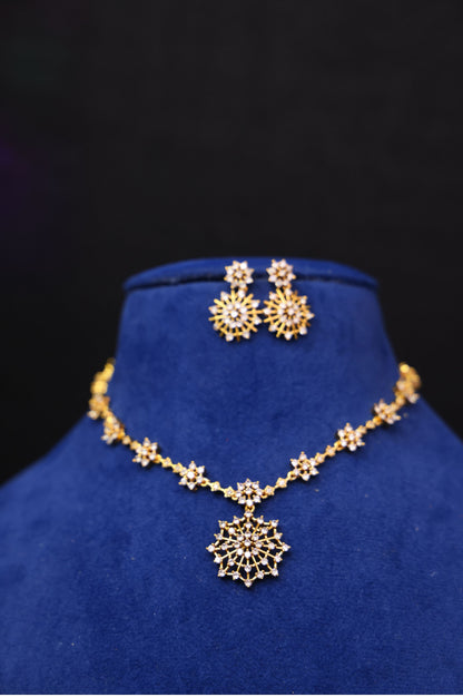 Premium Diamond Replica Necklace Set