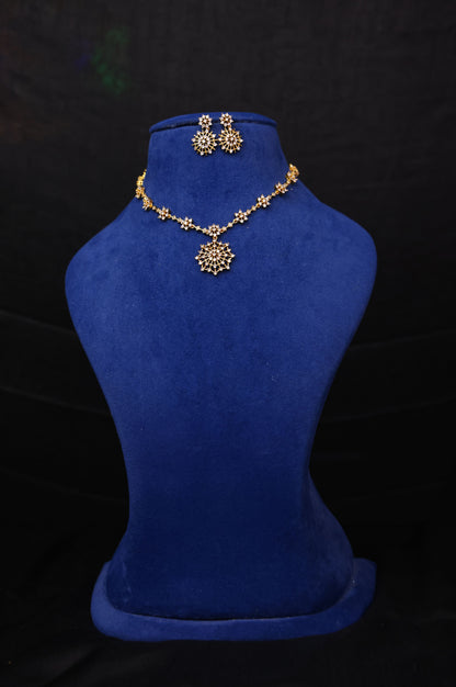 Premium Diamond Replica Necklace Set