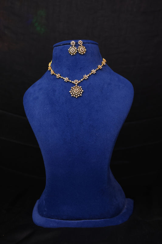 Premium Diamond Replica Necklace Set