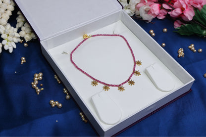 Floral CZ Beads Chain | Reusable Premium Beads for Gold Customization