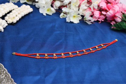 Cute Jadau Pendant Choker | Dainty Kundan Festive Neckpiece