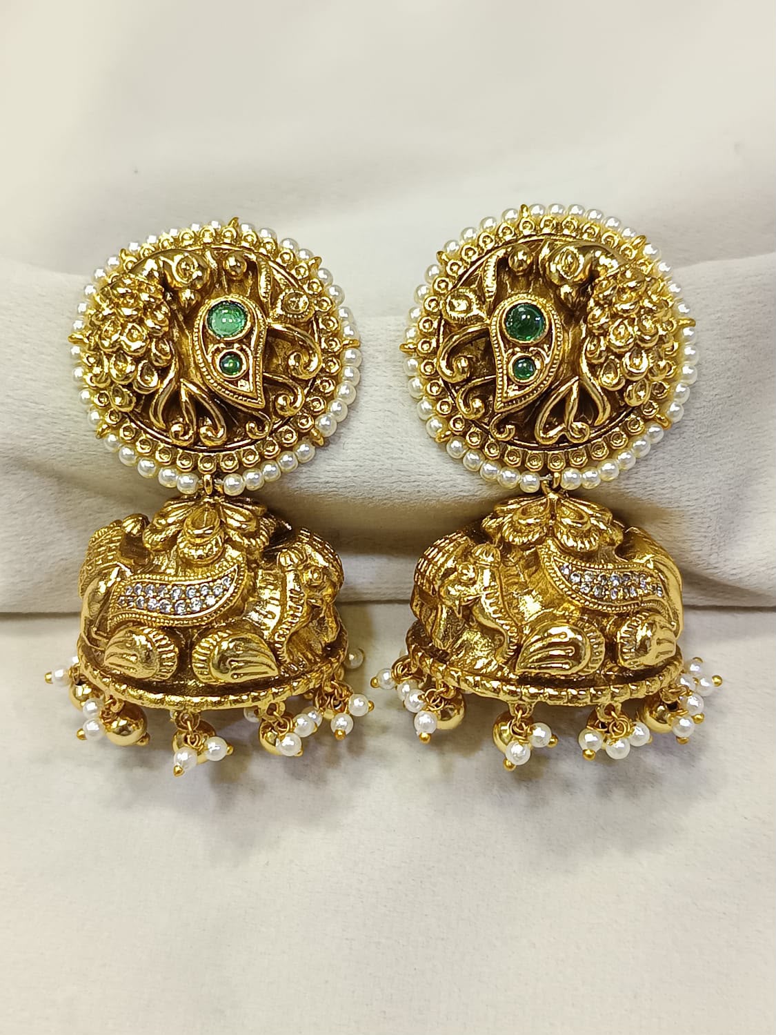 Premium Gold Look-Alike Earrings with High-Finish Gold Replica Earrings Set
