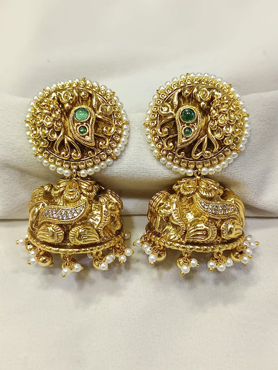 Premium Gold Look-Alike Earrings with High-Finish Gold Replica Earrings Set