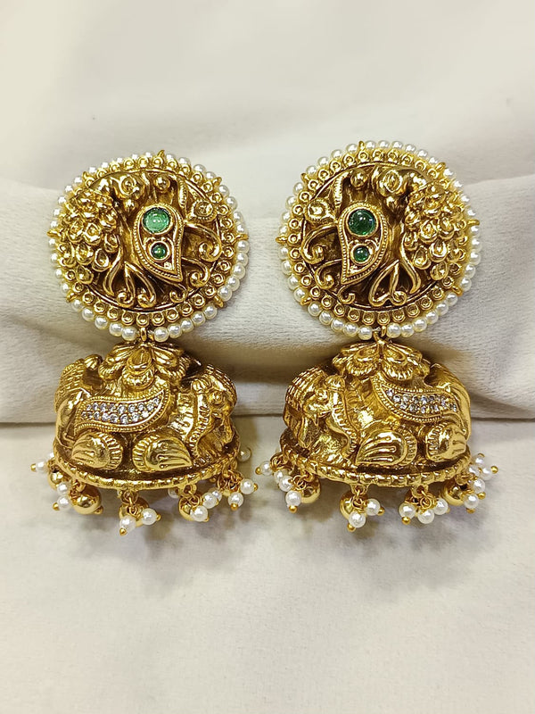 Premium Gold Look-Alike Earrings with High-Finish Gold Replica Earrings Set