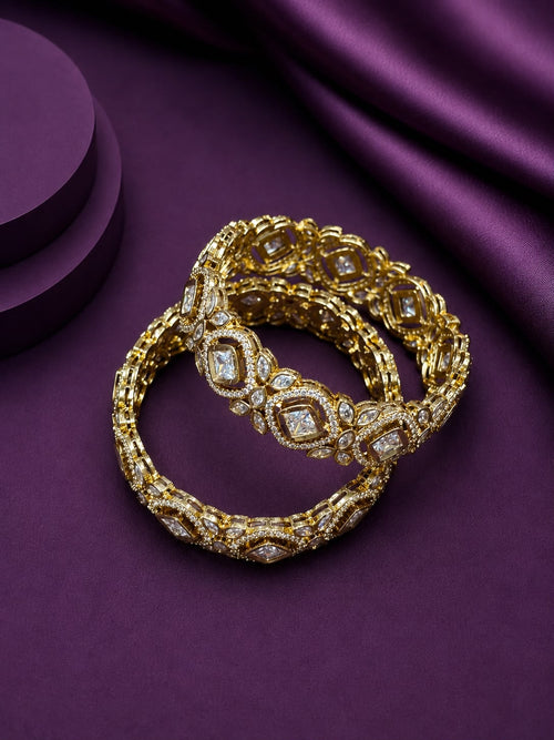 Premium Victorian Floral Bangles set of 2