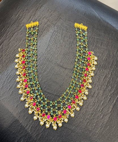 Heritage layered jaali maala Necklace