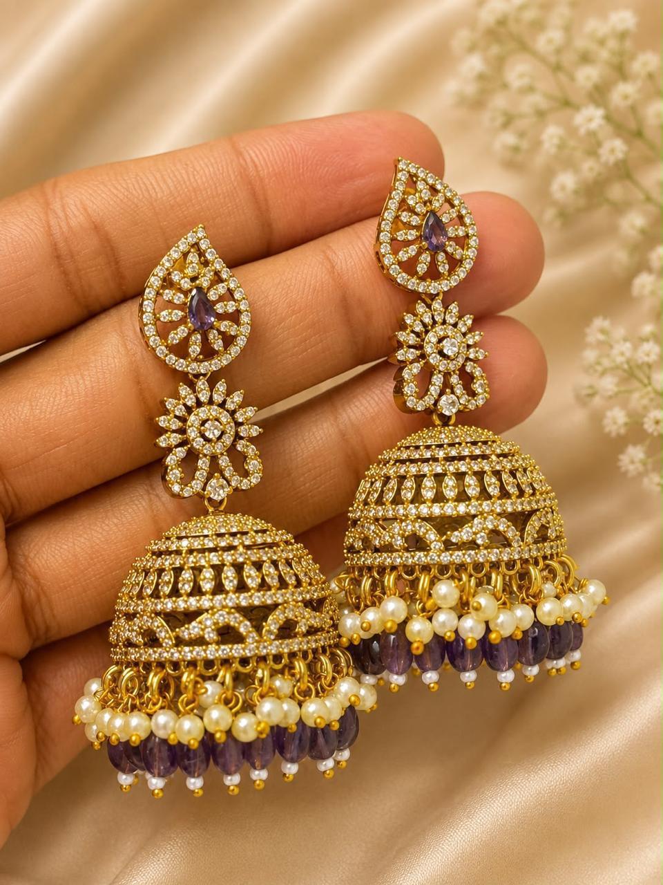Victorian AD Stone Earrings