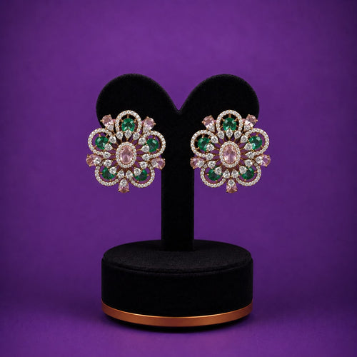 Sparkling diamond finished studs