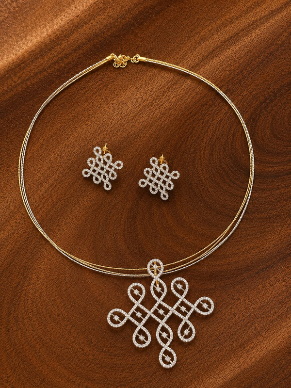 Viral daimond replica kolam hasli set